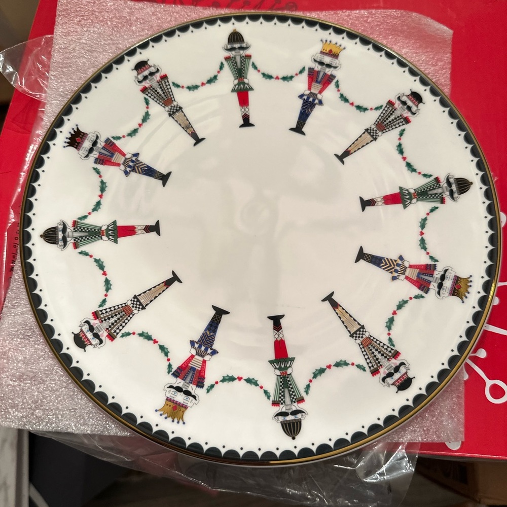 Totally Tikka Nutcracker salad plate set by Lenox